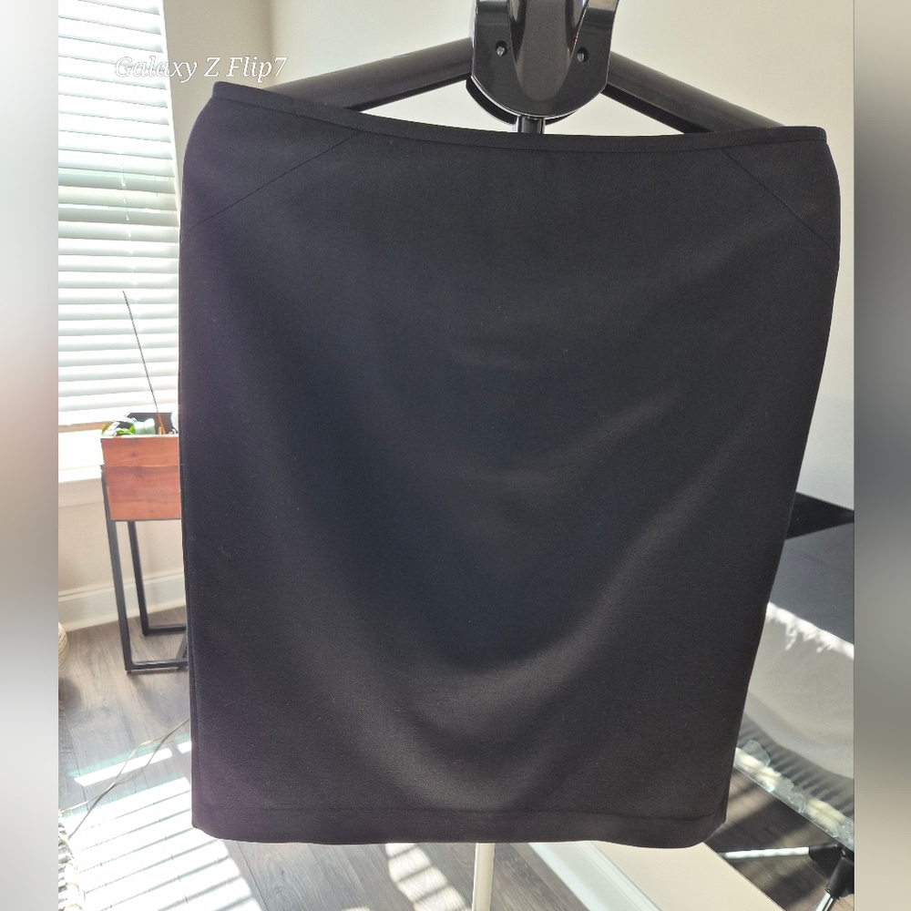​Talbots 14P Black Stretch Wool Blend Skirt - Classic Office Essential
